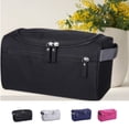 thumbnail image 2 of Bolsa de maquillaje portátil para hombres que viajan Camping senderismo bolsa de almacenamiento de cosméticos hogar Oficina Hotel impermeable Almacenamiento y organización del hogar Rosa roja Bearachild  HA3216-04B, 2 of 6