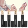 thumbnail image 4 of Bouteille de Parfum Rechargeable Bouteille de Parfum en Verre 4 Pcs 10ml Bouteille de Parfum Portable en Verre Vide Rechargeable Ensemble de Bouteilles de Parfum à Pression Noir, 4 of 8