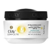 OLAY Complete All Day UV Moisture Cream SPF 15, Sensitive Skin 2 oz (Pack of 4)
