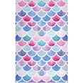 thumbnail image 3 of SKYSONIC 1 pack Fish Scales Kitchen Dish Towels,Dishcloths,Absorbent Soft Towels Hand Towels, 18" x 28", 3 of 7