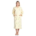 thumbnail image 2 of Casual Nights Women's Long Quilted Robe House Dress, 2 of 2