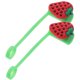 thumbnail image 5 of VERDANVERSE 2Ud Tapones Para Pajillas En Forma De Fresa Verde Reusables Y Duraderos Para Decorar Bebidas, 5 of 7