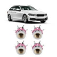 thumbnail image 4 of Wheel Valve Covers, 4 Pieces Universal Light Weight Wheel Stem Valve   For Cars Trucks Bicycles Rose Red, 4 of 8