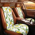 thumbnail image 3 of CHAQLIN Lemons Pattern Breathable Seat Protector, Washable Polyester Car Seat Cushion Covers 2 Pcs Padded Car Front Seat Covers for Most Cars, 3 of 7