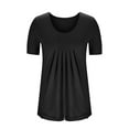 thumbnail image 5 of yillto Womens Pjs Sets Shorts and Short Sleeve Shirts Loose Comfy Loungewear Sleepwear 2 Piece Outfits, 5 of 7