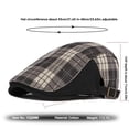 thumbnail image 3 of QASIEATN Popular Beret Hat for Women Autumn/Winter Hats Checked Cap Women's Casual Forward Hats Winter Newsboy Hats Warm Fall Fashion Accessories, 3 of 5