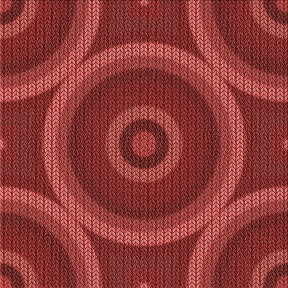 Ahgly Company Machine Washable Indoor Square Transitional Cranberry Red Area Rugs, 4' Square
