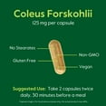 thumbnail image 6 of Coleus Forskohlii 125 mg - 20% Forskolin (120 Vegetarian Capsules) - Made with Forslean the only Forskolin ingredient backed by Clinical Studies., 6 of 7