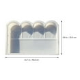 thumbnail image 2 of WEAVILUX Plastic Cement Mold DIY Concrete Garden Border Fence Edging Tool, 2 of 6