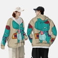 thumbnail image 4 of Kdxio Cool Dino Playing Skateboard Print Women Men Sun Protection UPF 50+ Jackets Zip Up Long Sleeve Hoodie Hiking Lightweight with Pockets, 4 of 7