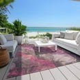 thumbnail image 3 of Dalyn Rugs Machine Washable Indoor/Outdoor Chantille Blush 3' x 5' Rug, 3 of 9