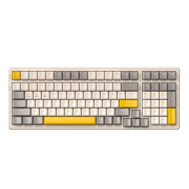 Clavier Gamer K96 100 Touches Compatible Bluetooth, Clavier Sans Fil à Commutation à Chaud