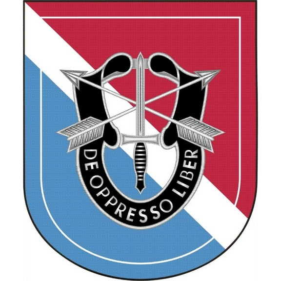 3.8 Inch 11th Special Forces Group Flash Decal