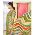 thumbnail image 3 of Indian Designer Printed Cotton Shalwar Kameez with Dupatta Suits Stitched Pakistani Palazzo Pant Dresses ( Green, XL - 44 ), 3 of 4