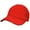 Red, variant on CP00010 Cap - Plain, 5 Panel - Dark Blue - Brushed Twill - Cloth Hook & Eye Closure - Medium