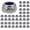 Silver, variant on Miangastore Threaded Insert Nuts Stainless Steel 100Pcs 0.22X0.22X0.16In