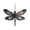 B, variant on Black style Dragonfly Acrylic Suncatcher, Suncatchers for Window Hanging Ornament, Glass Effect Indoor Outdoor Garden Decor for Dragonfly Lovers, Gifts