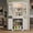White, variant on Bestier 72" Tall Kitchen Pantry Storage Cabinet with Doors and Shelves, Food Pantry Cabinet with Motion Sensor Light, White