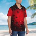 thumbnail image 3 of Fotbe Spiders On The Web And Space Camisa Hawaiana para Hombre Unisex – Camisa Casual de Verano con Botones de Manga Corta de Algodón y Lino,Small, 3 of 7