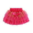 thumbnail image 3 of LittleSpring Girls Summer Outifts for Baby Girls T-Shirts and Tutu Skirt Set Rose Red 18-24 Months, 3 of 6