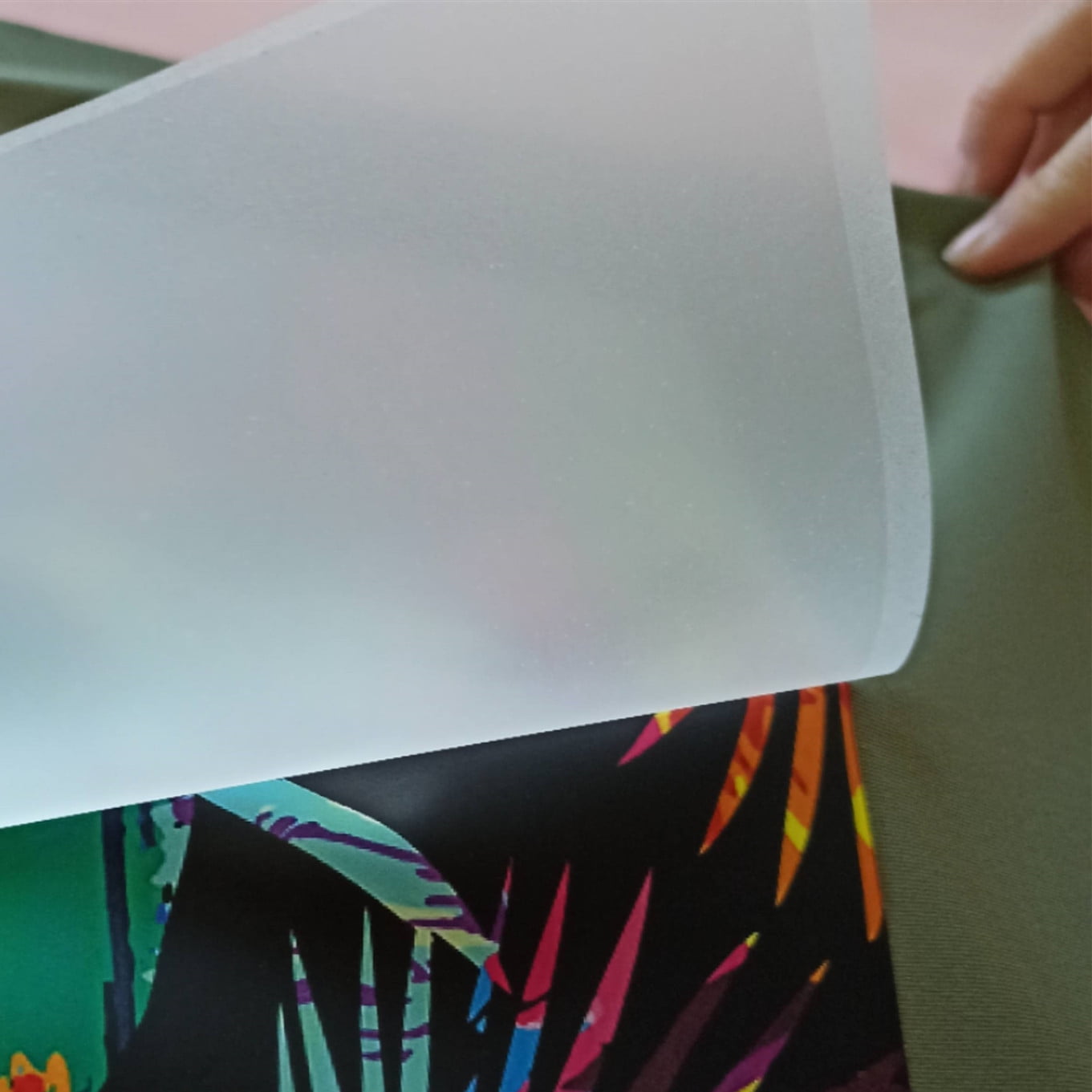 4 Rolls 17'' x 328' Hot-peel PET DTF Transfer Film with Glossy Back