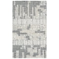 thumbnail image 2 of SAFAVIEH Abstract Alton Geometric Area Rug, Ivory/Dark Gray, 4' x 6', 2 of 11