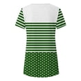 thumbnail image 4 of Liquidation d'Économies! BEFOKA T-Shirt pour Femmes Grande Taille, Hauts Blouse d'Été Décontractés pour Femmes, Blouse Décontractée Décontractée pour Femmes à Boutons Imprimée à Manches Courtes Blouse/chemise à Manches Courtes à Col Rond, 4 of 5