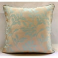 thumbnail image 2 of Pillow Case Zip, Blue Pillow Shams, Beaded Blue Leaves Pillow Sham, 24x24 inch (60x60 cm) Pillow Sham, Square Jacquard Pillow Shams, Floral Pillowcase, French Toile - Leafy Heaven, 2 of 4