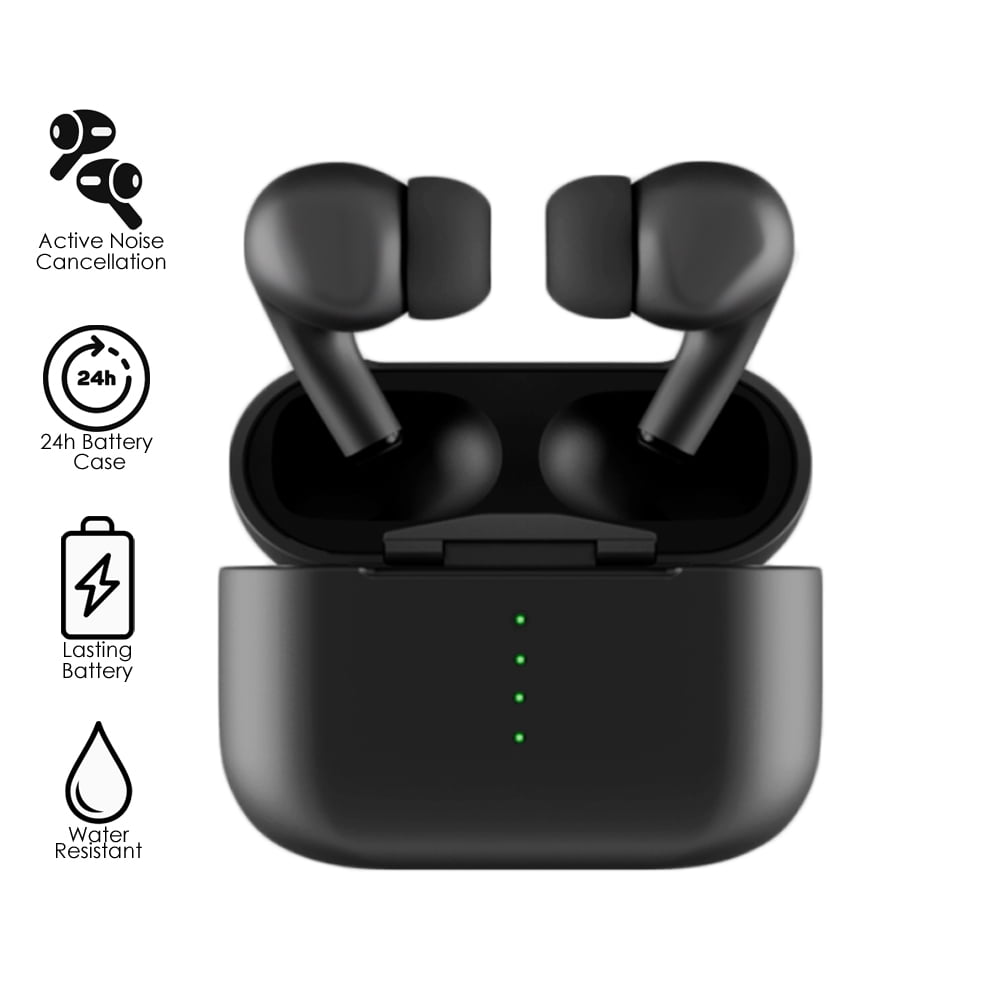 BLKStealth True Wireless EarBuds w/ Charging Case & Quick Pair
