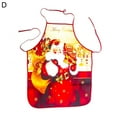 thumbnail image 1 of Koszal Santa Elk Snowman Christmas Print Home Kitchen Decorative Apron Party Props, 1 of 8