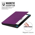 thumbnail image 3 of Ayotu Fabric Case for All-New Kindle 10th Gen 2019 Release Only - Thinnest&Lightest Smart Cover with Auto Wake/Sleep - Support Back Cover adsorption -(Not Fit Kindle Paperwhite 10th Gen 2018), Purple, 3 of 7