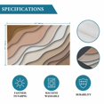 thumbnail image 6 of Brown Ombre Placemats Set of 4, Modern Geometric Abstract Cream Washable Wipeable Table Mats for Dining Tables, Indoor Outdoor Kitchen Place Mats for Holiday Party Table Decor, 6 of 9