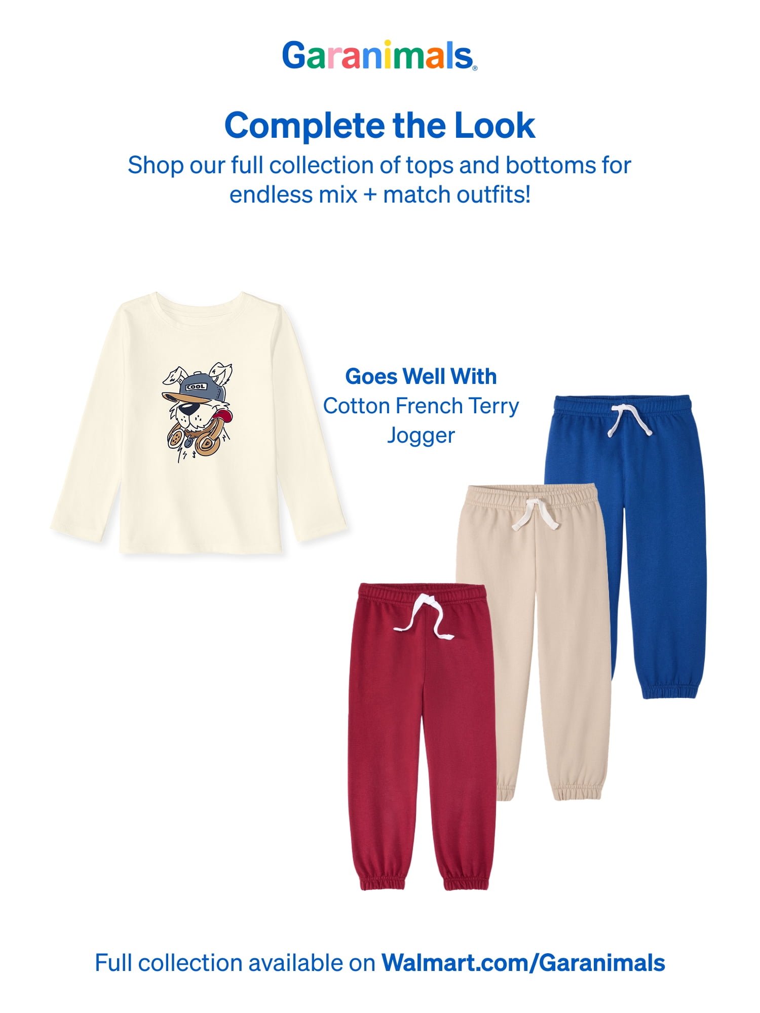 Garanimals Baby & Toddler Boys Long Sleeve Shirts, Single & 3-Pack, Sizes 0-6T