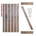 thumbnail image 5 of Essencaliy 38in x84in Solid Wood Barn Door, Made-in-USA Farmhouse Interior Sliding Barn Door With 6.58ft Barndoor Hardware Kit (DIY), 5 of 5