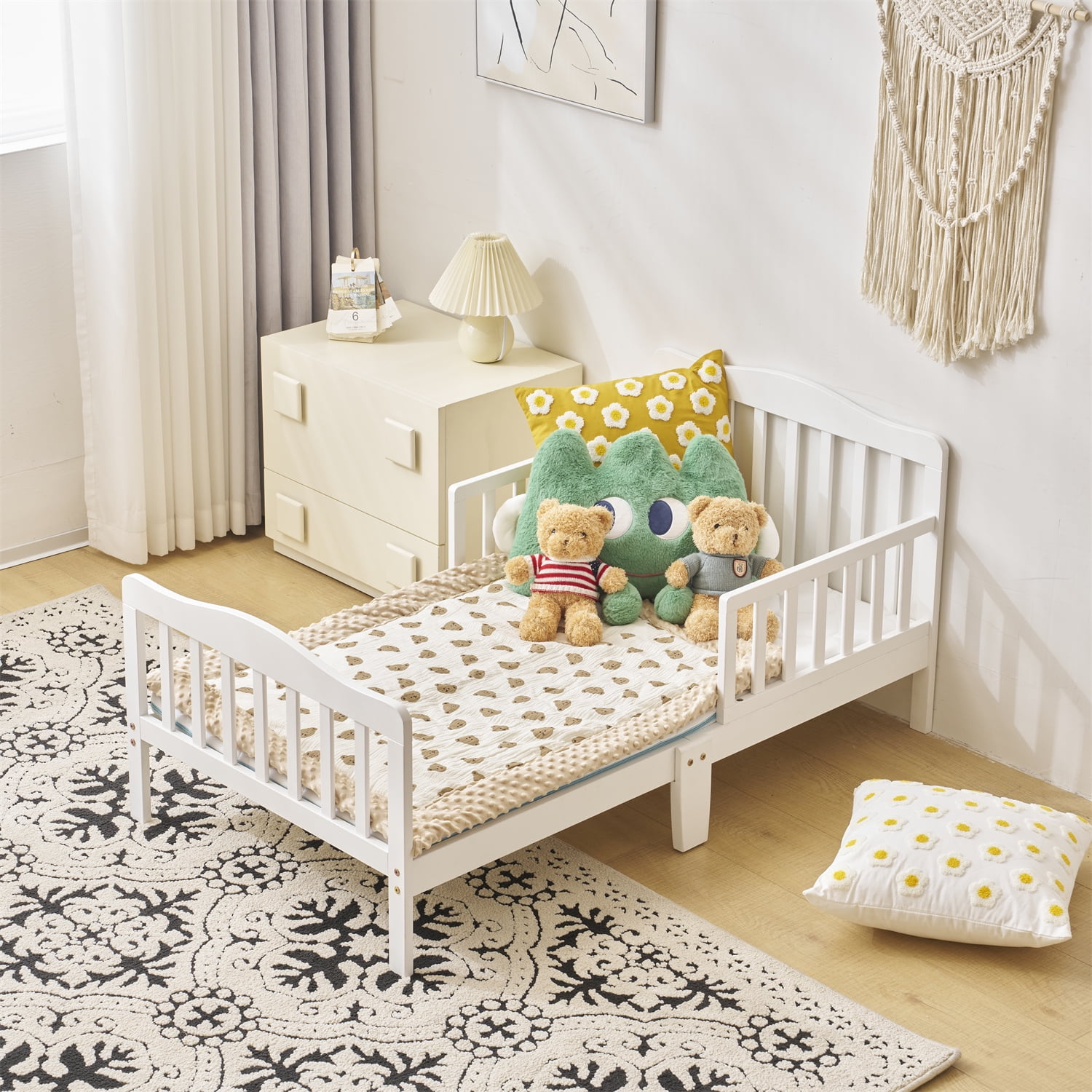 Ktaxon Baby Toddler Bed Kids Children Wood Bedroom Furniture Baby Relax Boys Girls