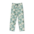 thumbnail image 6 of Uemuo Lilies Flowers Pattern Men's Wide Leg Palazzo Lounge Pants with Pockets Light Weight Loose Comfy Casual Pajama Pants-XX-Large, 6 of 9