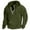 Army Green, variant on MELDVDIB Mens Half-Zip Hoodies Fall Winter Solid Color Long Sleeve Hooded Sweatshirt Fashion Sport Oversized Pullover Tops with Pockets Army Green 3XL