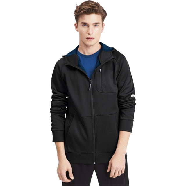 Puma Mens Evostripe Full Zip Hoodie Sweatshirt, black, S