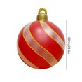 thumbnail image 3 of Bola inflable de Navidad con brillo impermeable, bola de ambiente gigante de 60cm, jardín de casa, 3 of 6