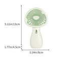 thumbnail image 3 of Green Green Mini Usb Fan Novelty Design For Desk Carrying Case Included 3 Adjustable Speeds Quiet Operation Perfect Gift Idea #S1F98, 3 of 6