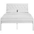 thumbnail image 4 of Modway Mia Full Vinyl Bed in White White, 4 of 8