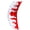 Red White, variant on Vjnyvs Flame Design Parachute Kite Double Line Stunt Soft Parafoil Kite Surfing Sport Kites for Outdoor Beach Activity Games for Adults