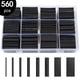 thumbnail image 1 of Worallymy 560 Uds. tubos de alambre tubos termorretráctiles anticorrosión antiflama tubos protectores de alambre aislantes Worallymy JD735809544, 1 of 7