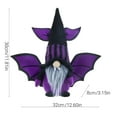 thumbnail image 4 of Floleo Halloween Gnomes Decorations,Purple Faceless Gnomes Plush With Bat Wings For Tiered Tray Decor Halloween Kitchen Table Party Decor Kids Gifts, 4 of 8