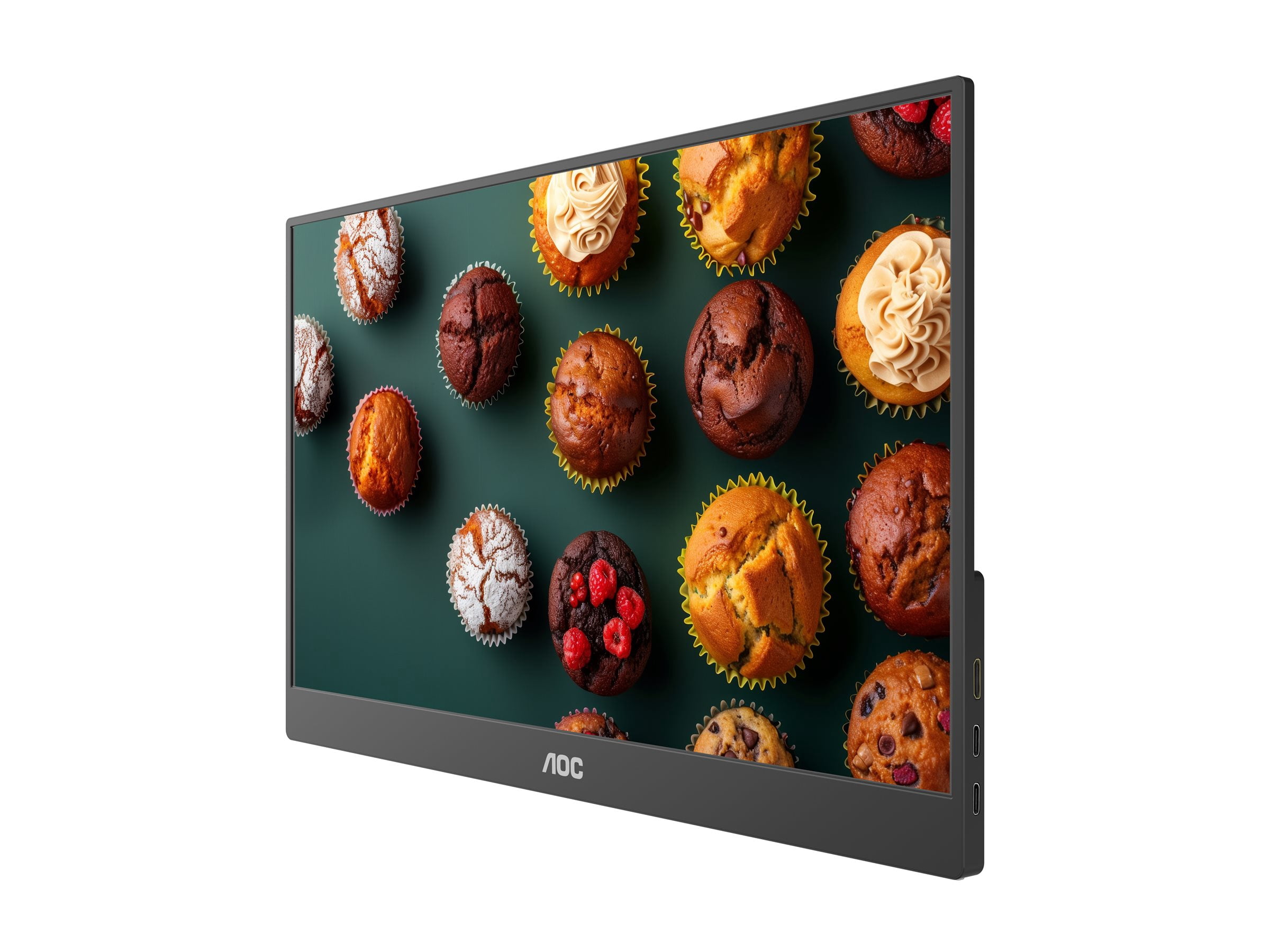 AOC 16E10 16" Class Full HD LED Monitor, 16:9, Black