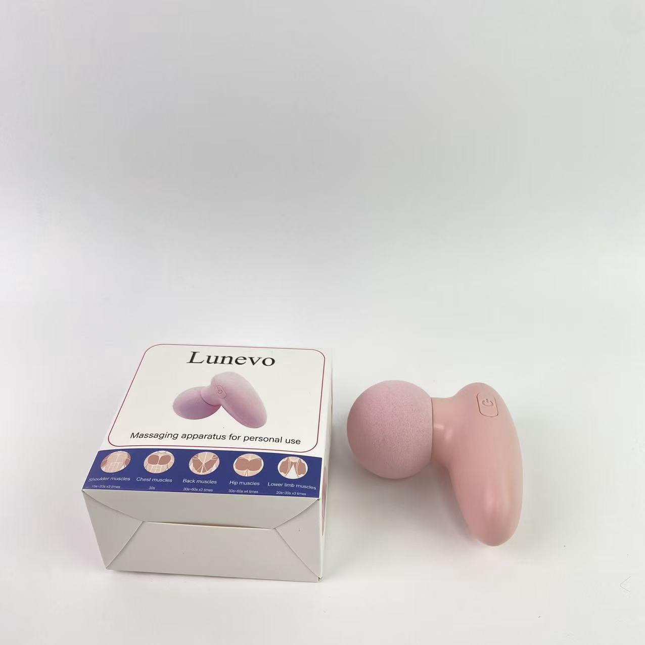 Lunevo Massaging apparatus for personal use,Mini Massage Gun-Pink，Muscle Deep Tissue Massager Gun, Handheld Percussion Massager