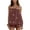 Deep Red_#20, variant on Women Polka Dot Two Piece Set Summer Lounge Set Smocked Strapless Top Shorts Matching Set Travel Vacation Outfits,Pink S