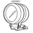 thumbnail image 2 of AUTO METER 2203 2IN MOUNTING CUP, CHROME, PLASTIC GAUGE, 2 of 3