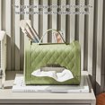 thumbnail image 2 of tredstone Box Paper Dispenser PU Plastic Detachable Napkin Container Fashion Home Remote Controller Holder Case with Handle Green, 2 of 6