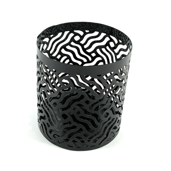 Vibhsa Votive Candle Holder (4" Black, Iron)